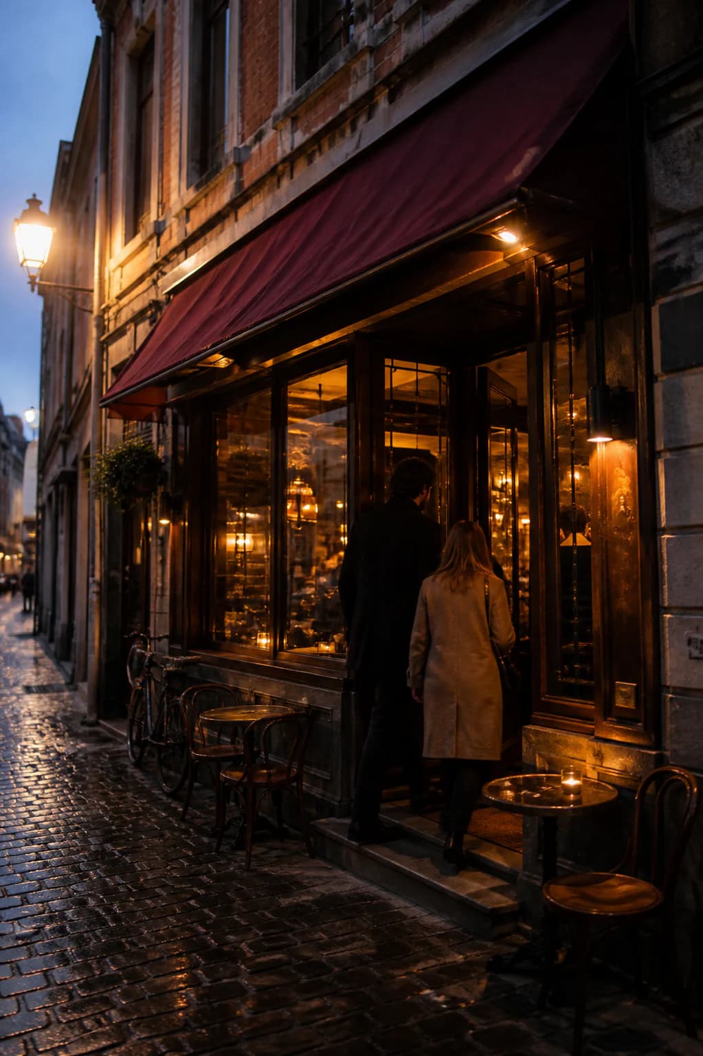 Façade de Maison Sépia et parcours digital
